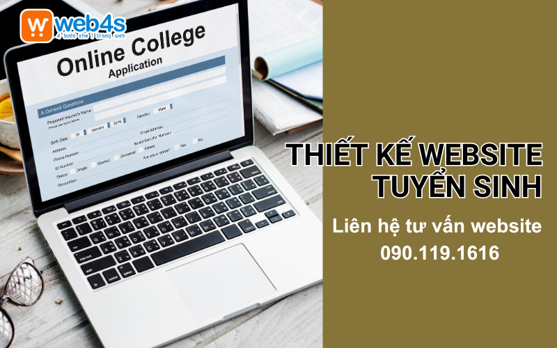 Thiết kế website tuyển sinh